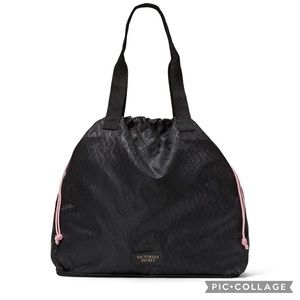 Victoria's Secret Lightweight Packable Tote Bag - Brand New In Package: Black